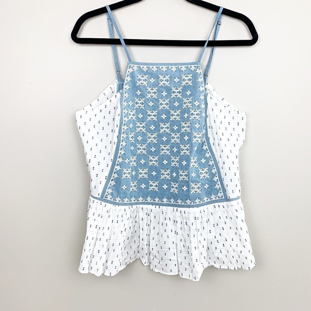 Jach's Girlfriend NWT Embroidered Tank Top
